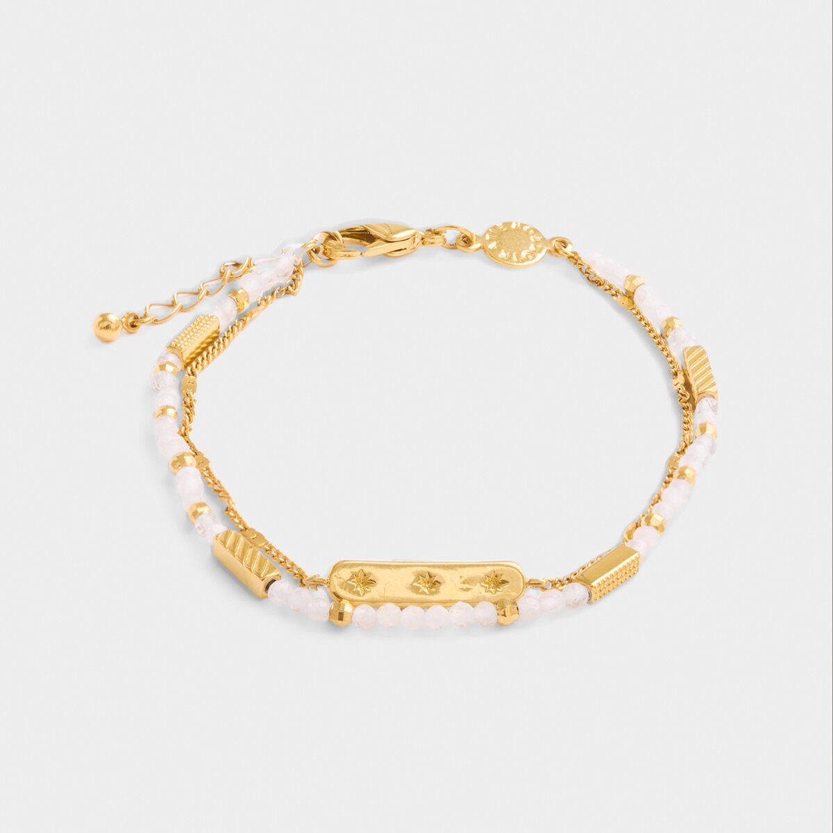 Katie Loxton | Birthstone Bracelet | April | Rock Crystal