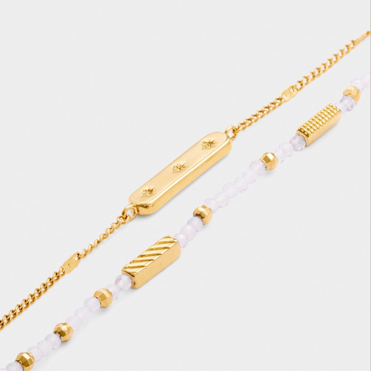 Katie Loxton | Birthstone Bracelet | June | Moonstone