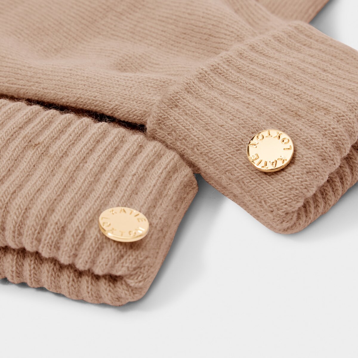 Katie Loxton | Knitted Gloves | Soft Tan