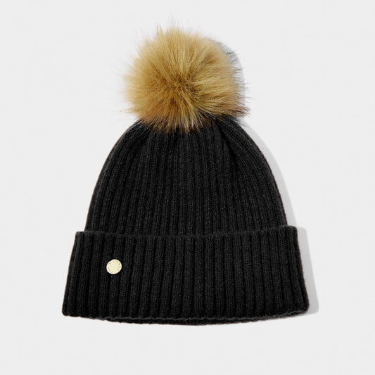 Katie Loxton | Knitted Hat | Black
