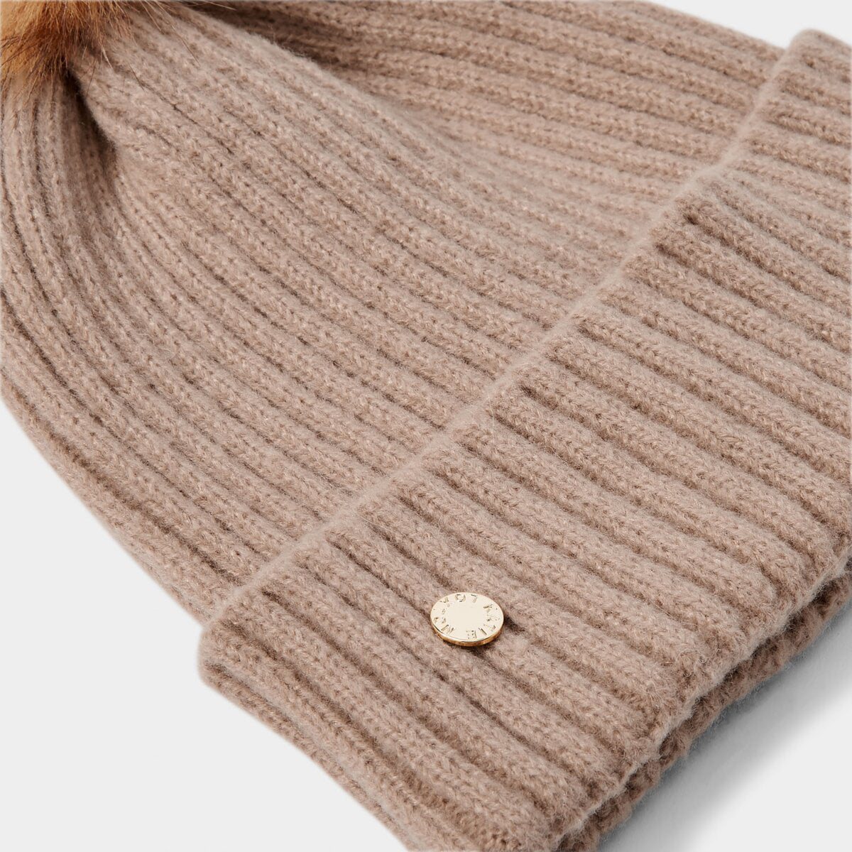 Katie Loxton | Knitted Hat | Soft Tan