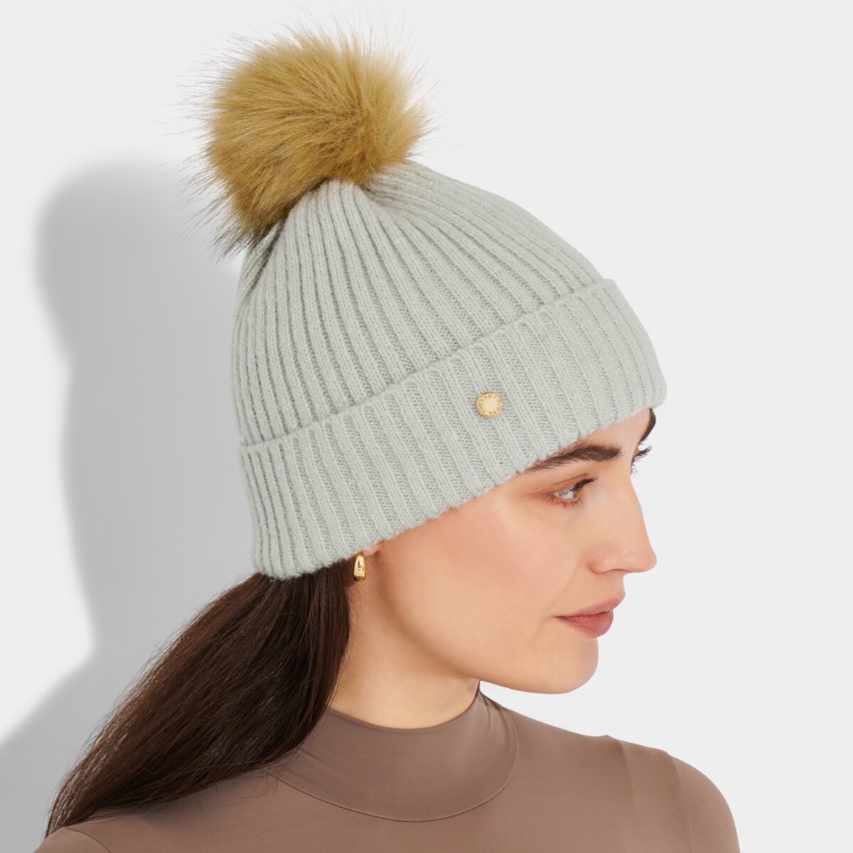 Katie Loxton | Knitted Hat | Cool Grey