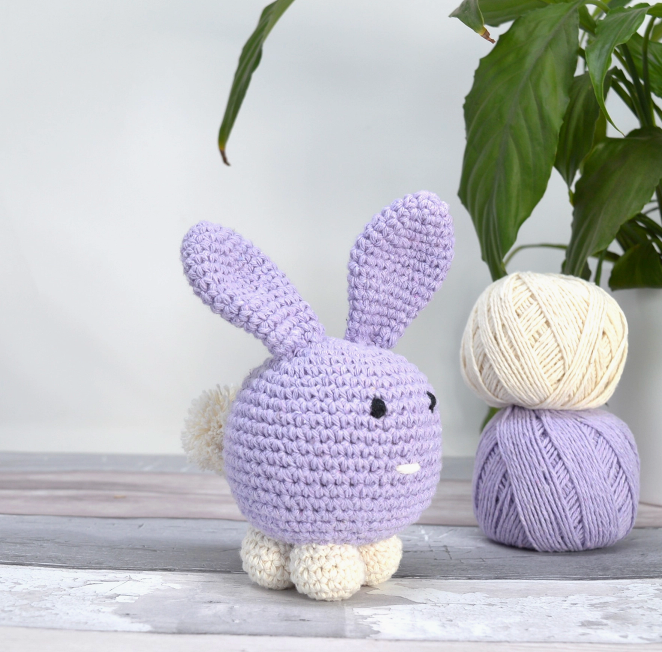 Amigurumi Crochet Kit | Bunnifer Rabbit | Knitty Critters | Cubies