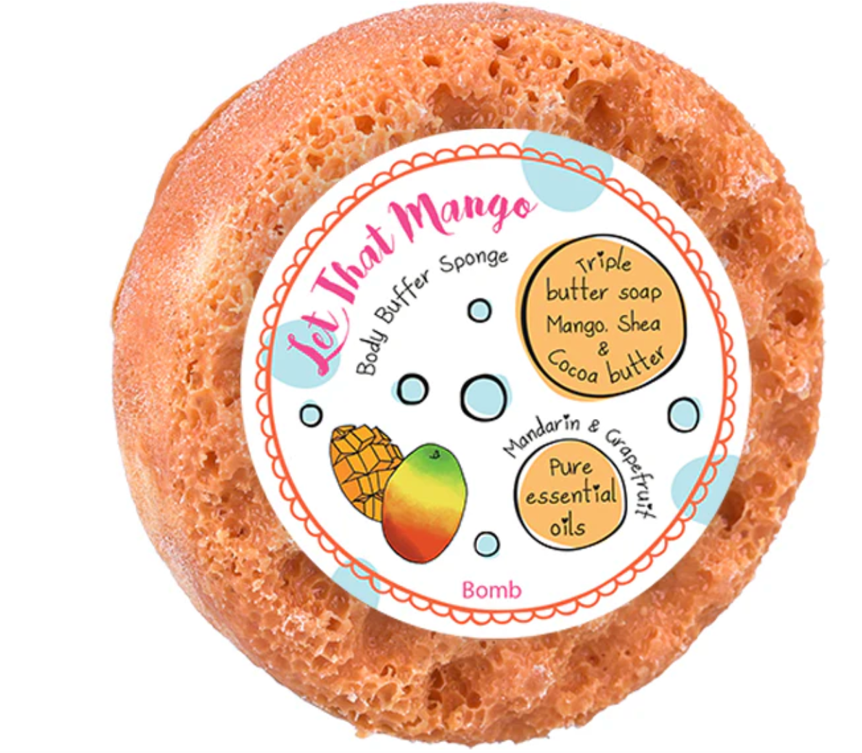 Let That Mango Body Buffer Sponge