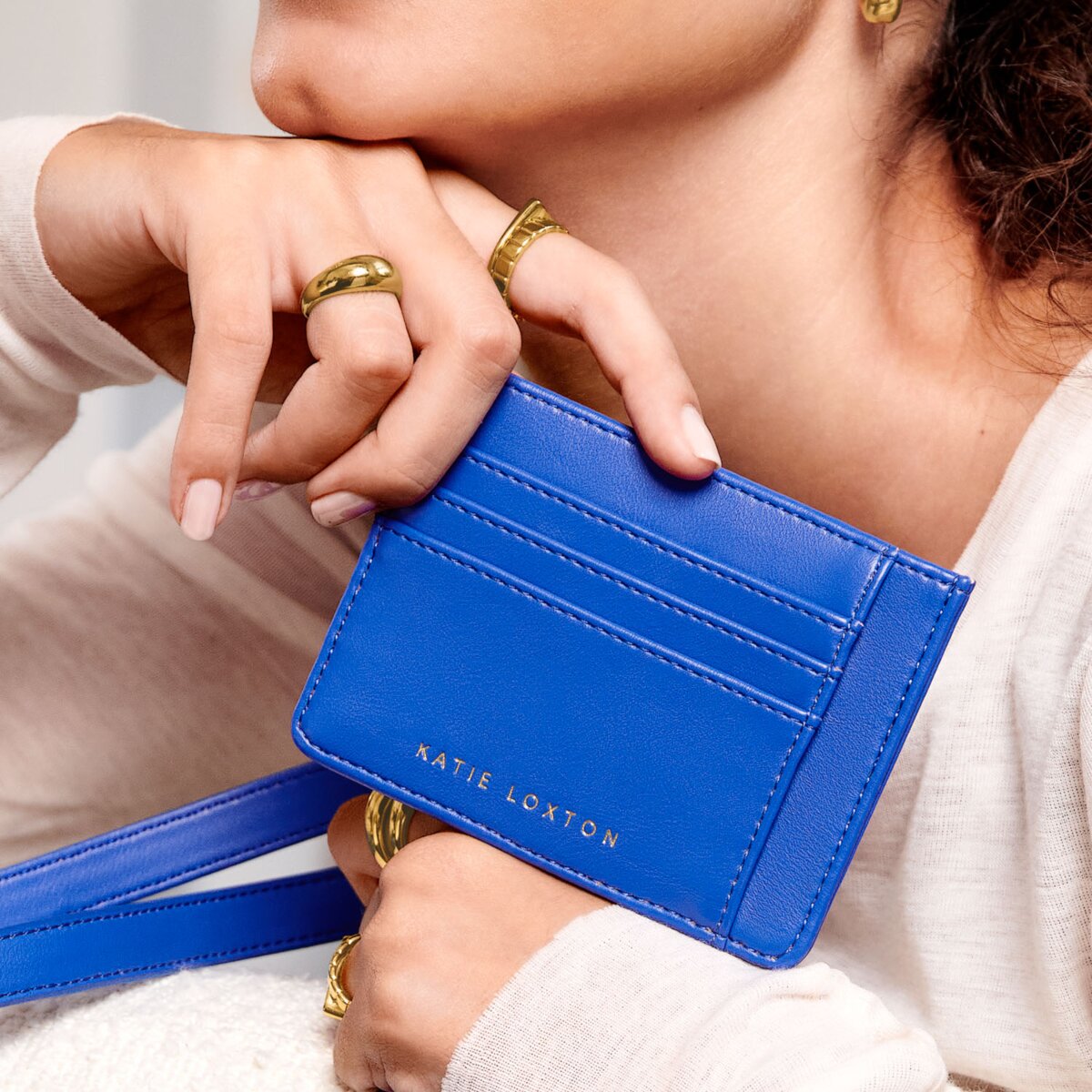 Katie Loxton | Lily Card Holder | Cobalt Blue