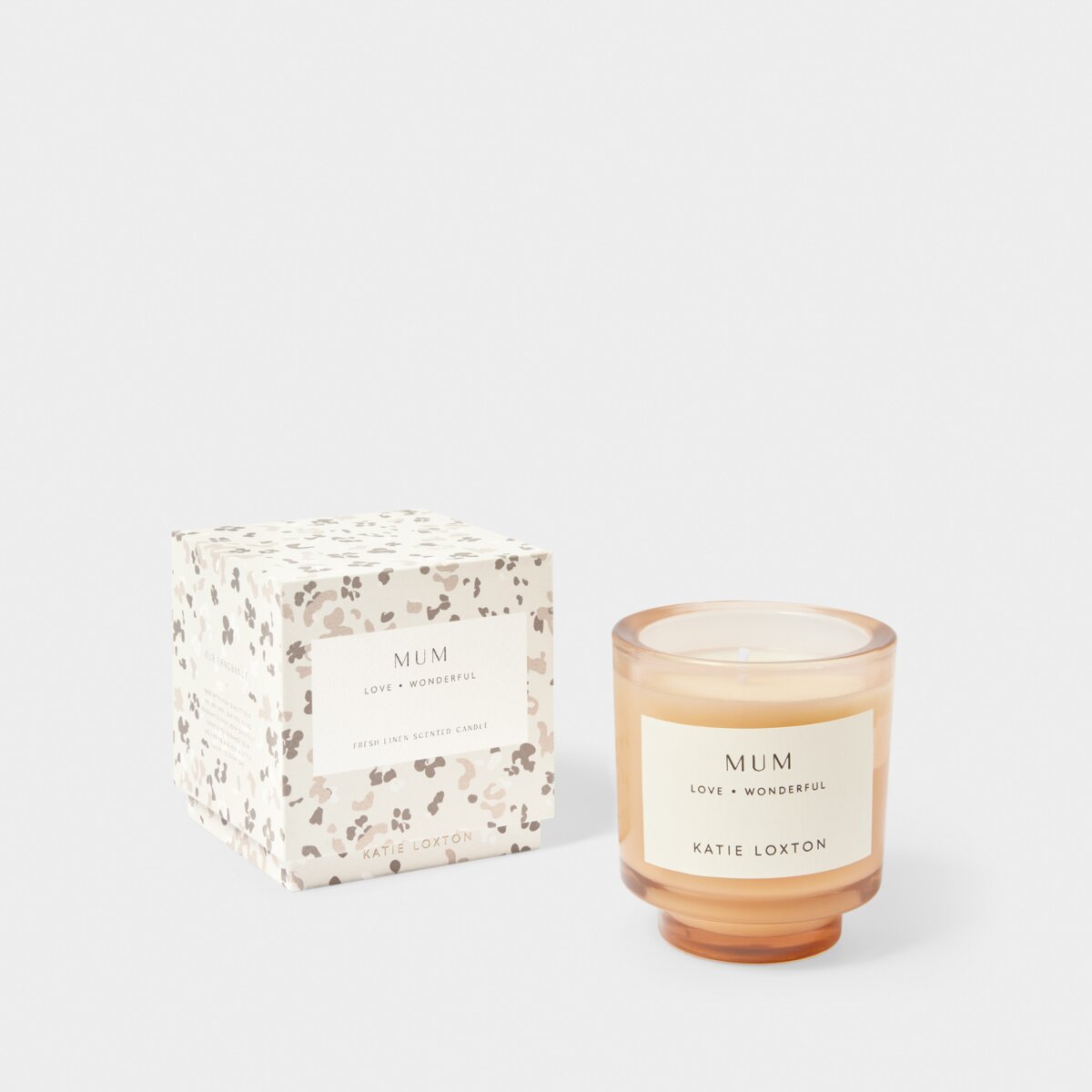 Katie Loxton | 'Mum' Sentiment Candle: Fresh Linen & White Lily | Mother's Day Gift