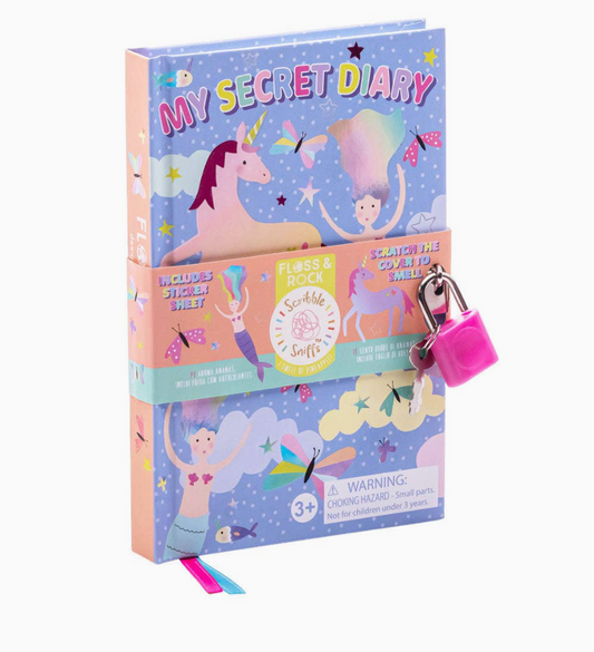 My Secret Scented Diary | Fantasy | Padlock & Key