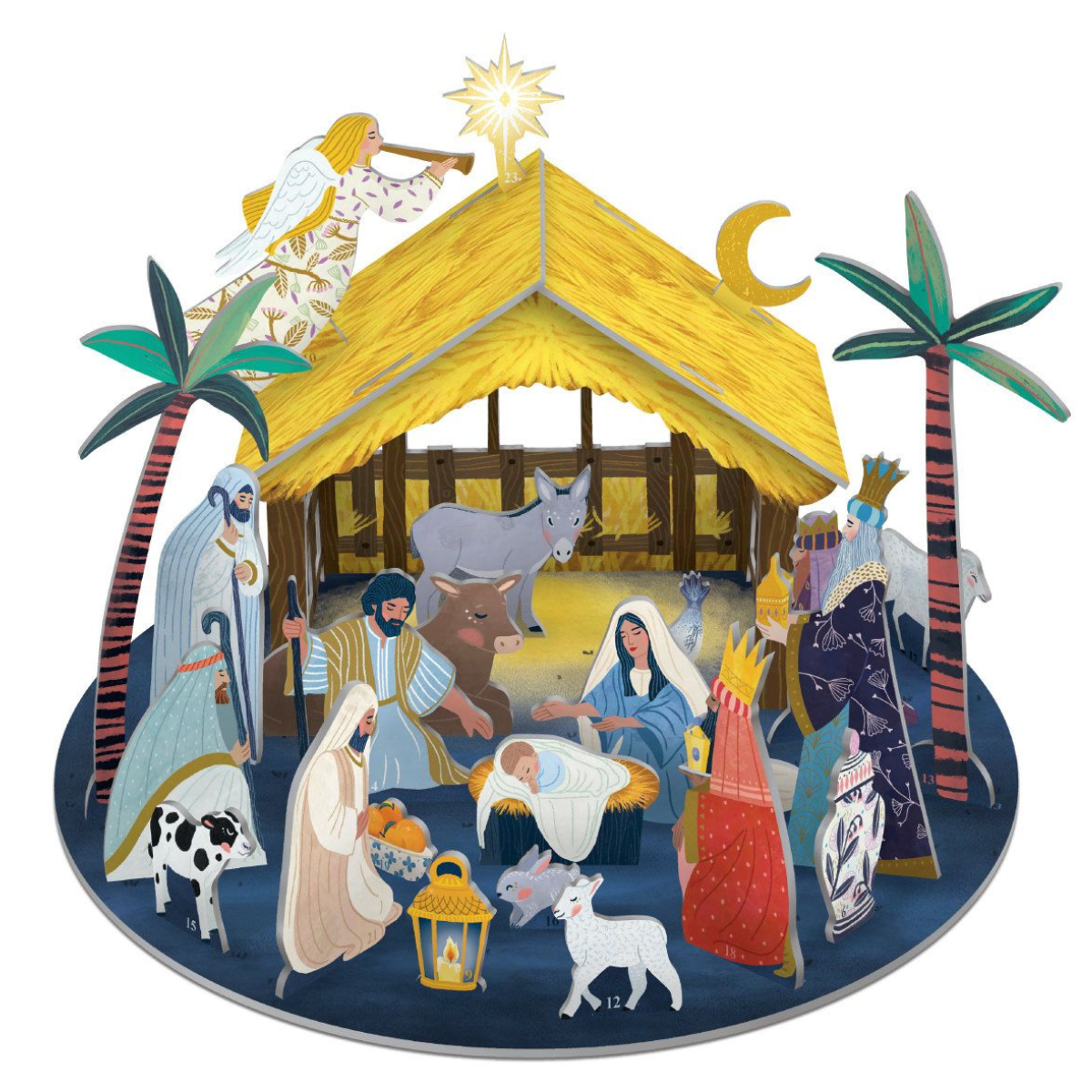 Away in A Manger Nativity Pop & Slot Advent Calendar