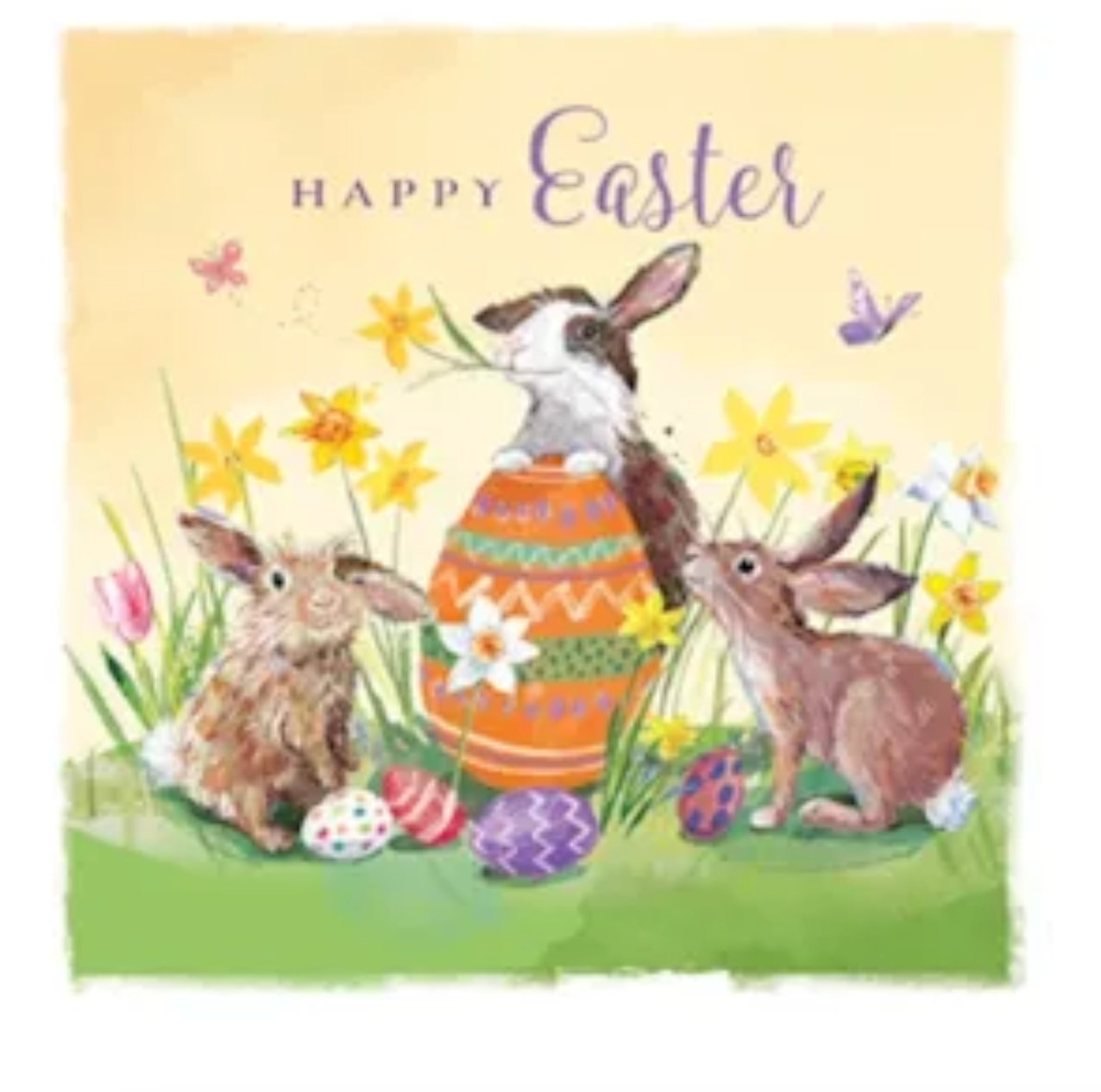 Playful Easter Bunnies Card Pack | Pack of 5 Cards with Envelopes