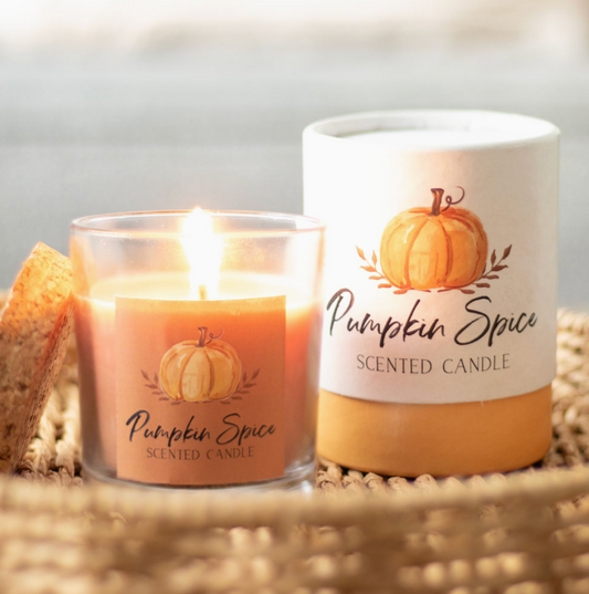 Pumpkin Spice Autumn Scented Candle