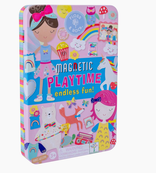 Rainbow Fairy Magnetic Playtime Tin