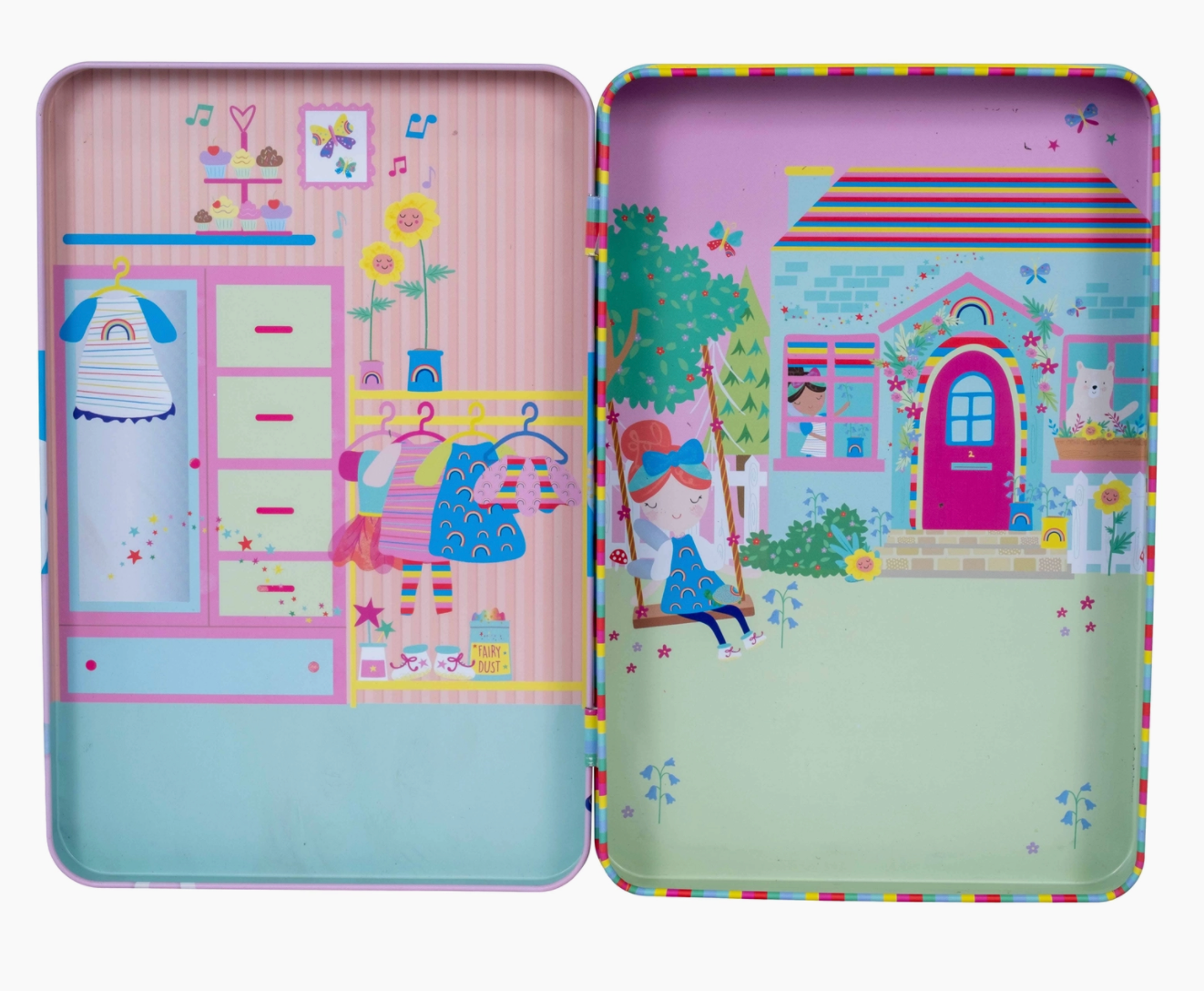 Rainbow Fairy Magnetic Playtime Tin