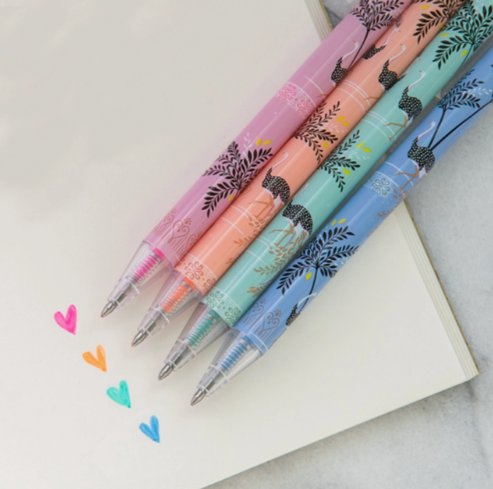Sara Miller Savannah Set Of 4 Gel Pens