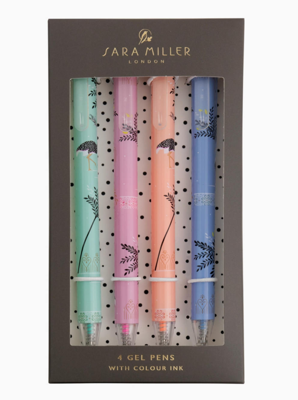 Sara Miller Savannah Set Of 4 Gel Pens