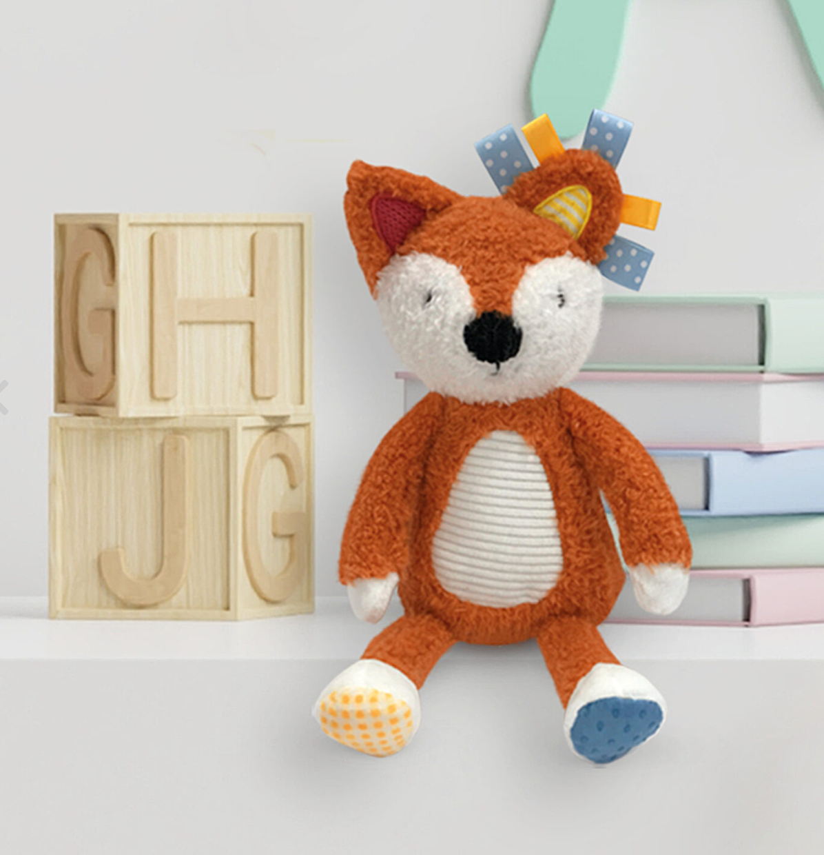 Small Fox Sensory Snuggable Soft Toy