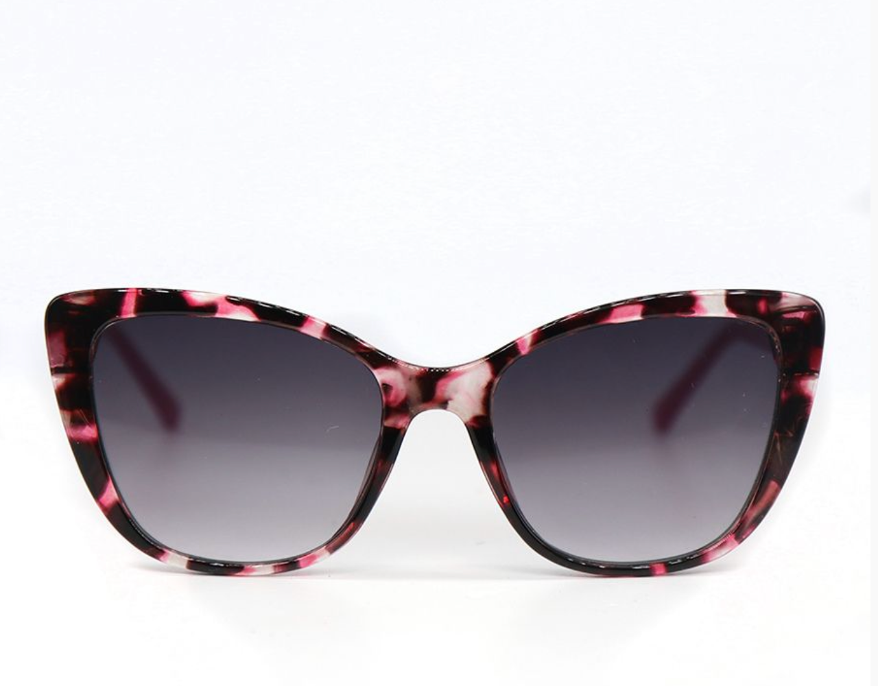 Recycled pink tortoiseshell frame sunglasses