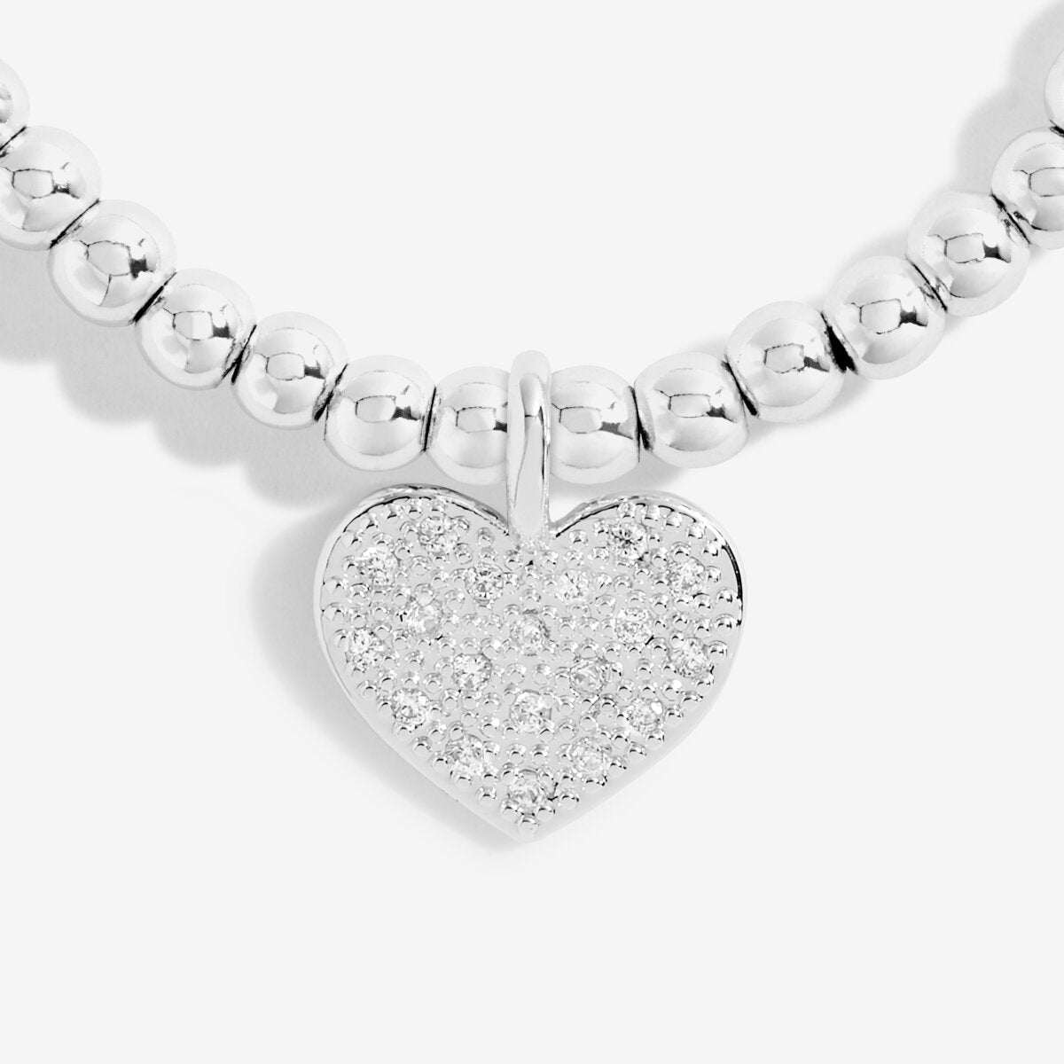 thirtieth birthday silver heart charm bracelet by Joma Jewellery