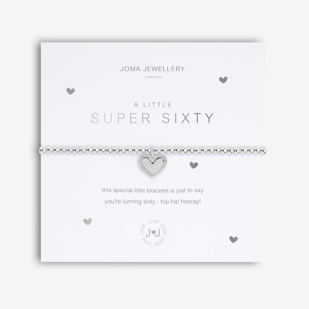 A Little Super Sixty Birthday Bracelet - Joma Jewellery