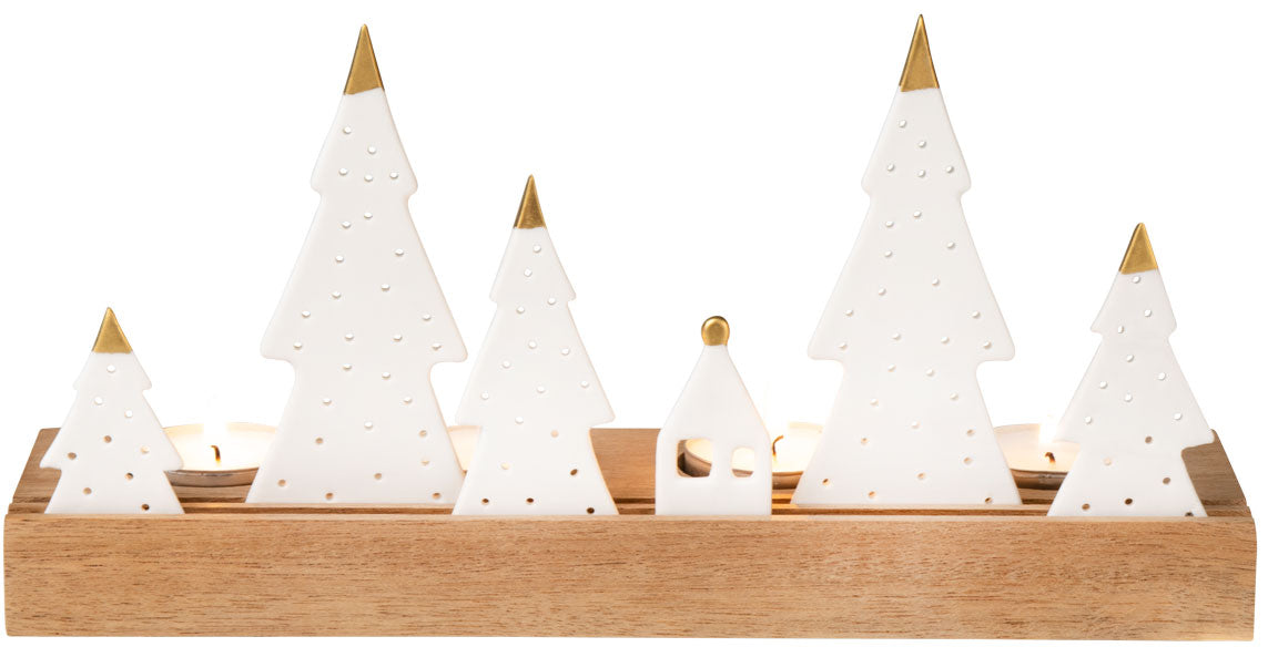 Christmas Forest Multi Tealight Holder