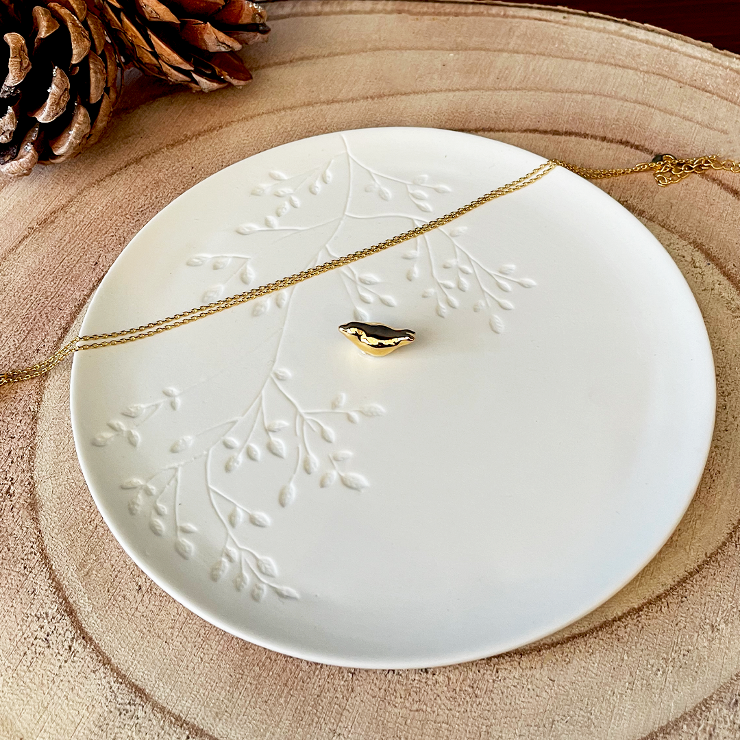 Gold Bird Trinket Dish