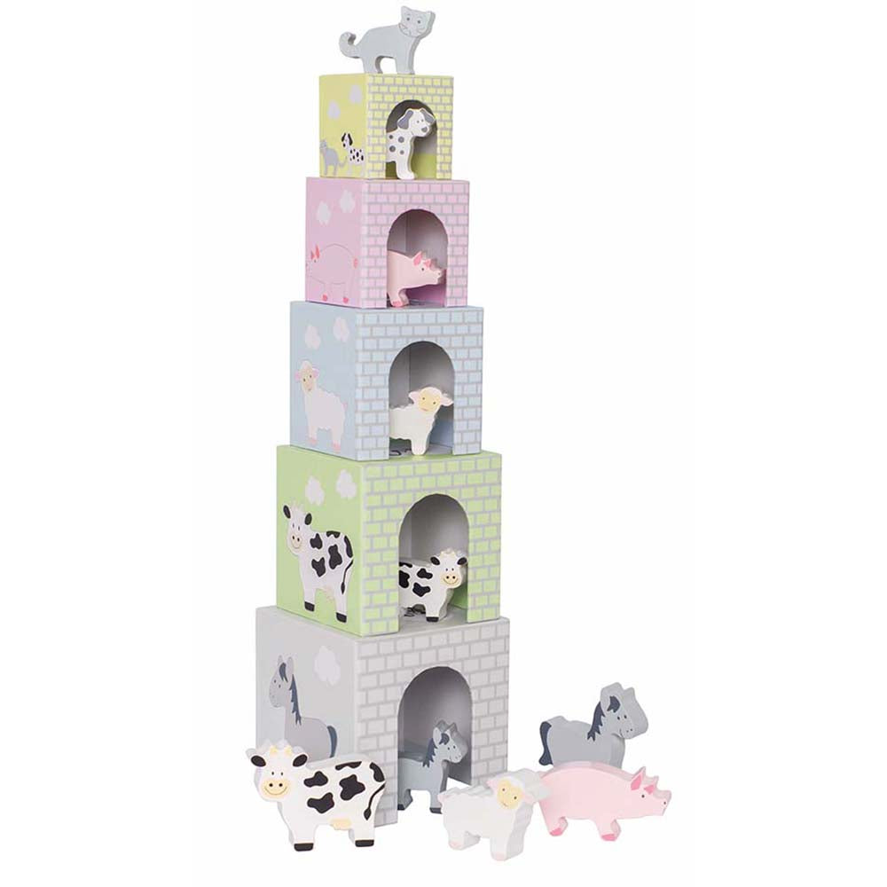 Animal Stacking Cubes