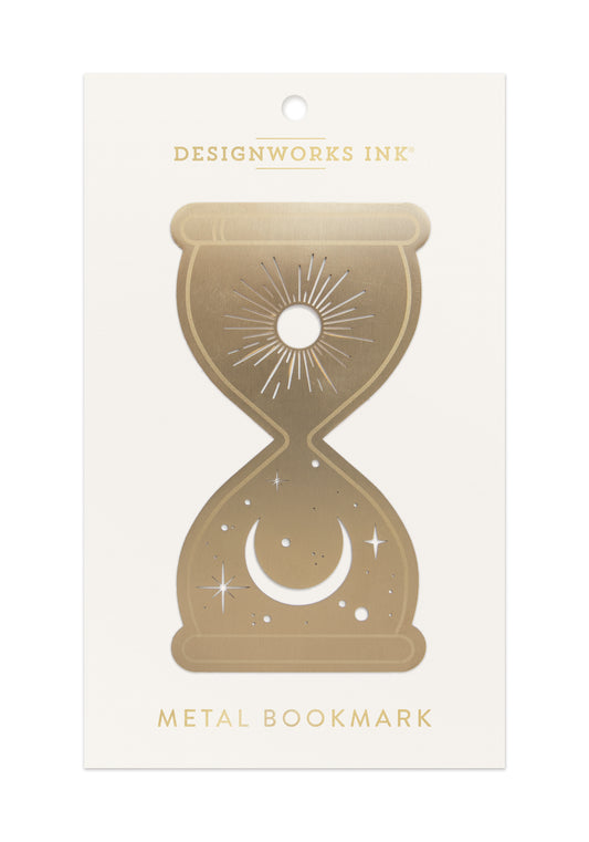 Hourglass Metal Bookmark