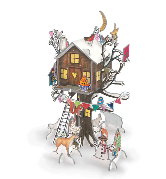 Christmas Treehouse Pop & Slot Advent Calendar