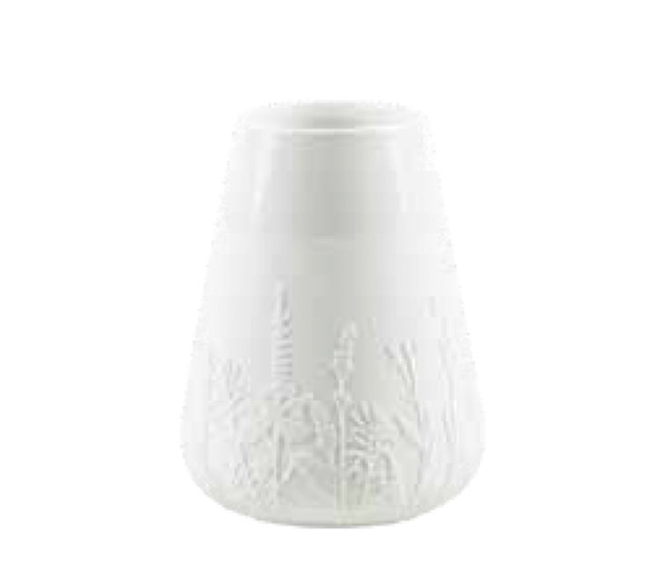 White Porcelain Vase | floral meadow