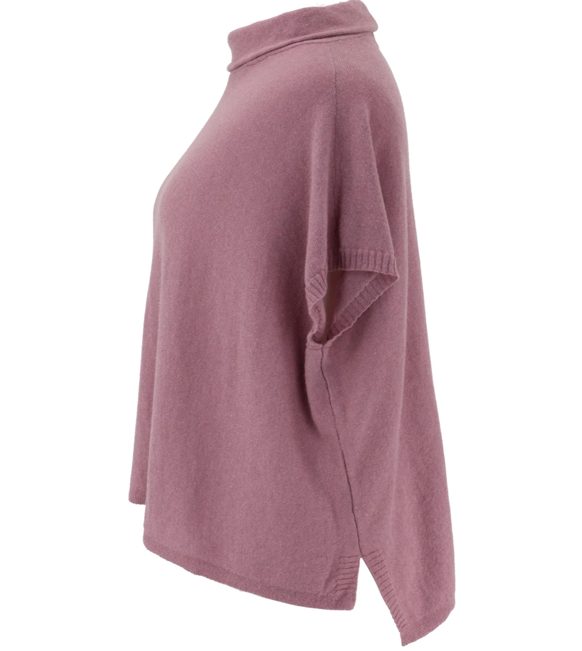 Cashmere Blend Tunic - Rose Pink