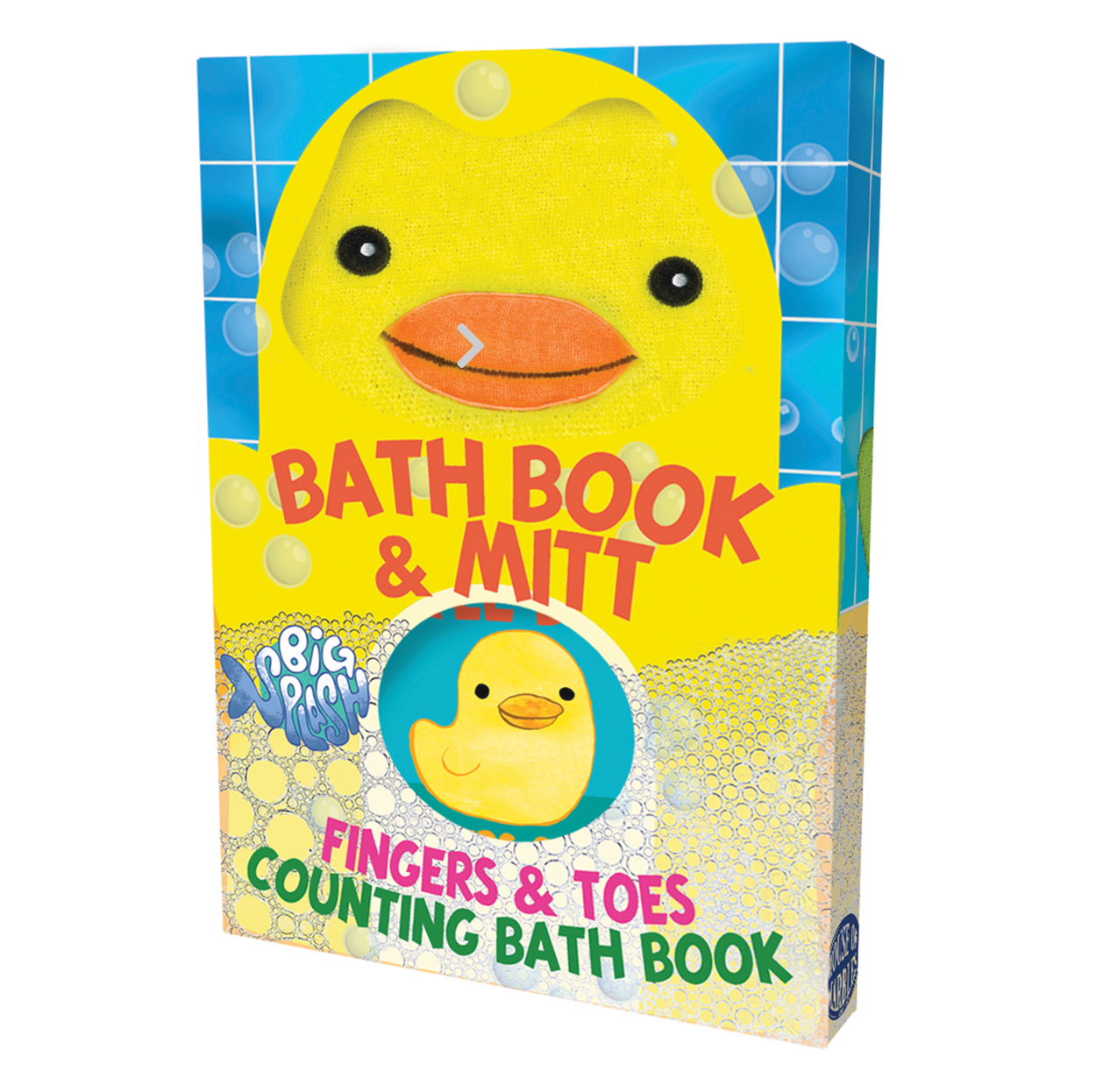 Duck Waterproof Bath Book & Mitt