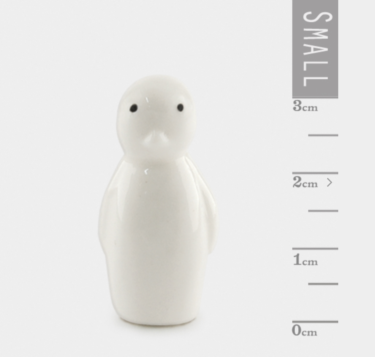 porcelain penguin ornament