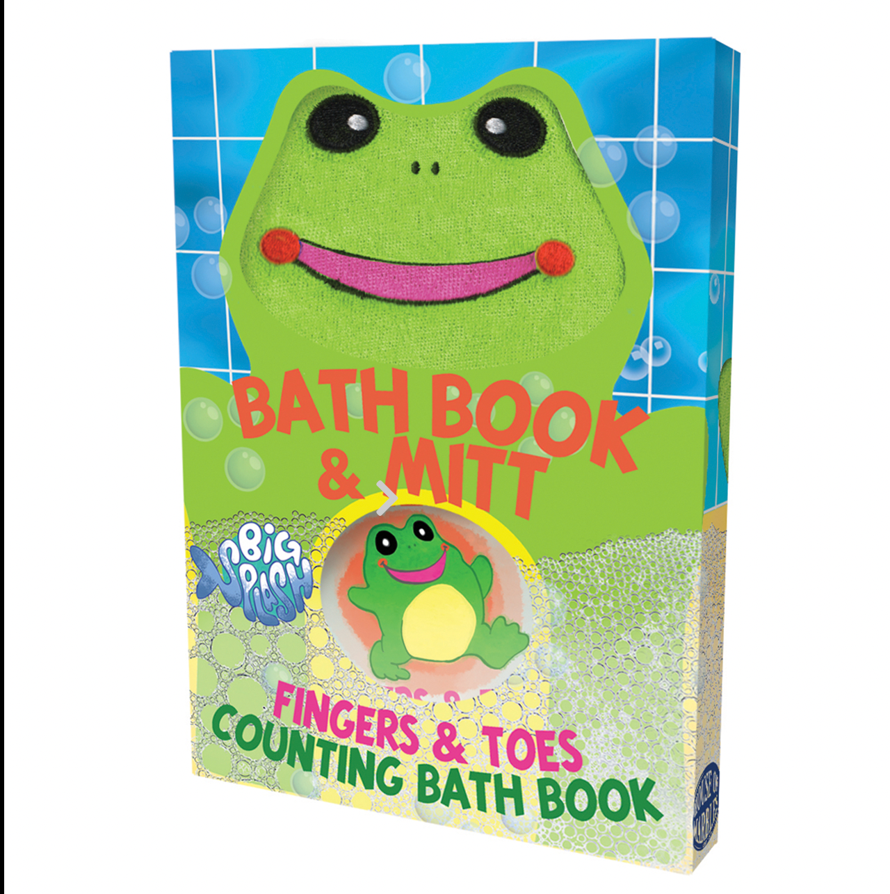 Frog Waterproof Bath Book & Mitt