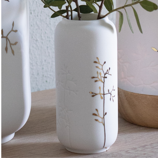 Gold Branch Vase