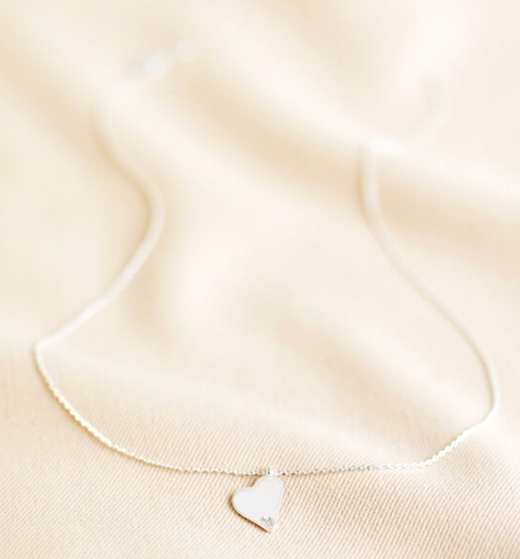 Heart on Heart Pendant Necklace