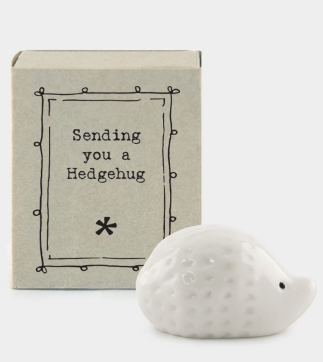 sending you a hedgehug matchbox friend