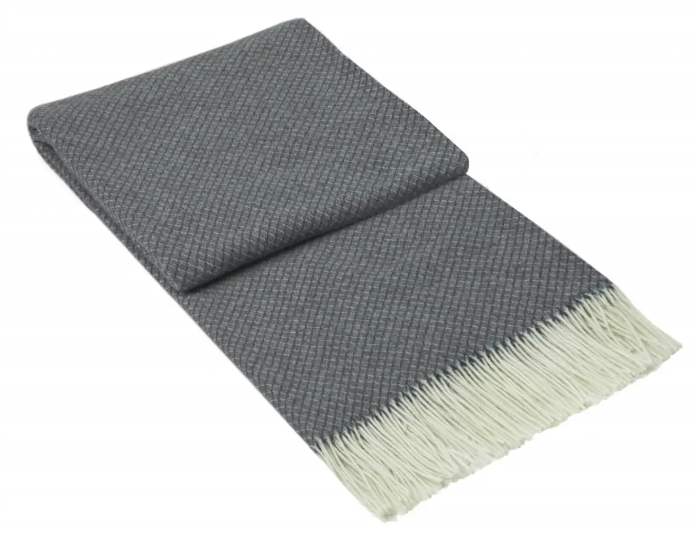 Chiswick Merino/Wool Blend Throw - Grey