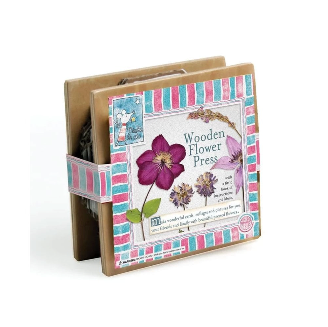 wooden flower press gift for girls