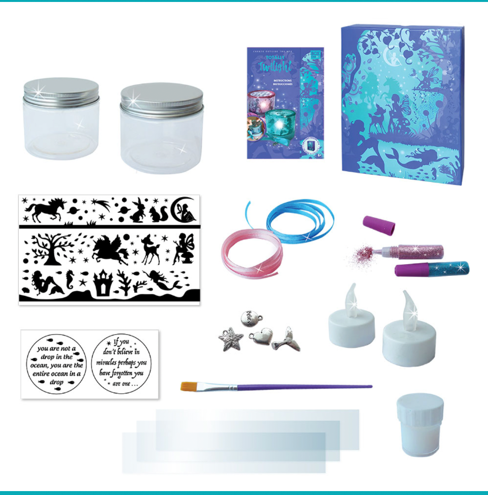 Totally Twilight – Night Light Jars Kids Craft Kit