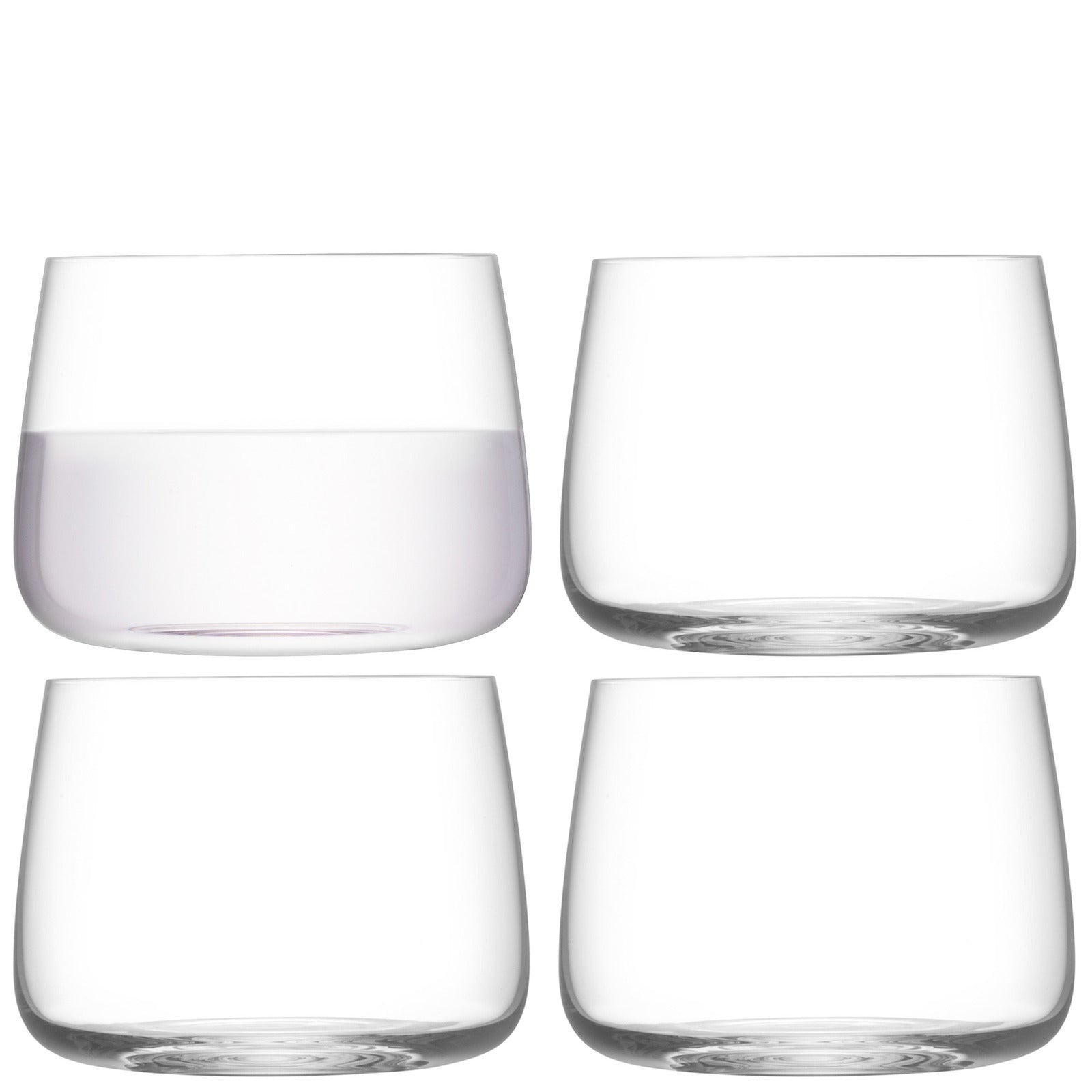 Metropolitan Stemless Glasses Set of 4 by LSA Glass
